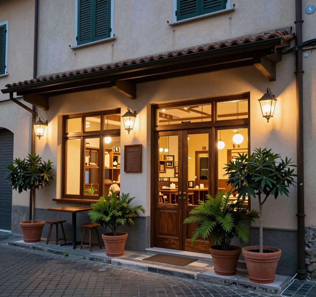Facciata esterna del ristorante Yes